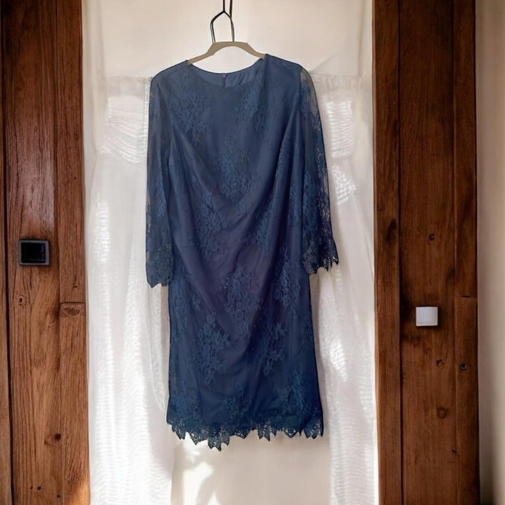 LANTING BRIDE Lace navy blue Dress